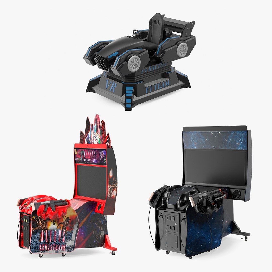 Arcade Games Collection 12 3D model preview