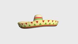 3D model Mexican Hat 06 Sombrero - Character Design Fashion