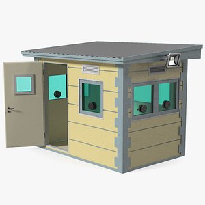 Outdoor Bullet Resistant Security Booth model