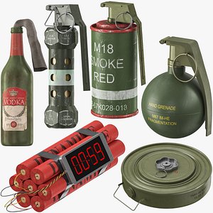 Bombs Collection 3D model