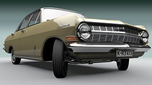 3D model p3 rekord opel