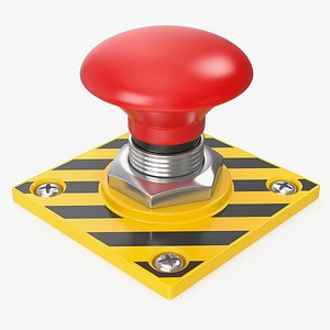 Panic Button 3D model