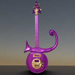Princes Iconic Guitar 3D