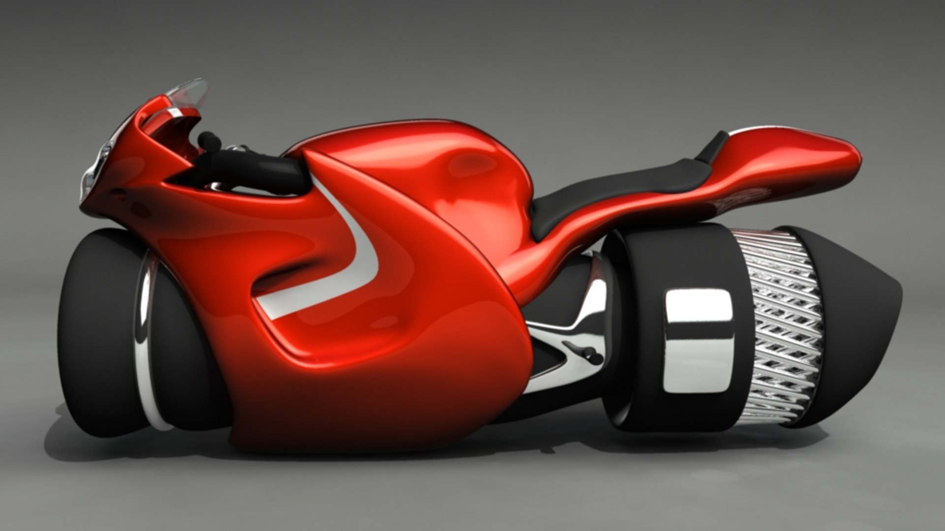 jetbike bike jet engine 3d ma