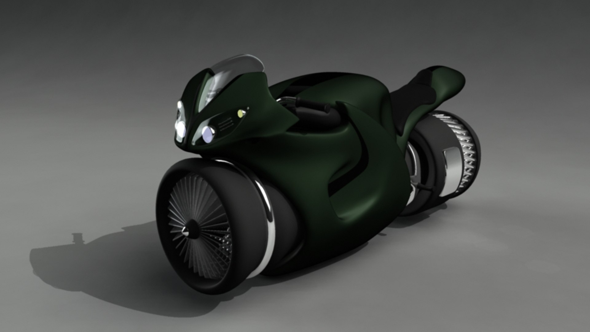 jetbike bike jet engine 3d ma