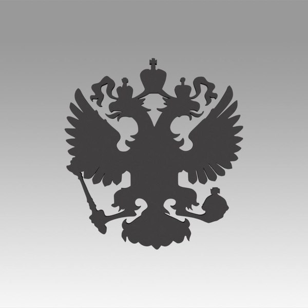 russian coat arms 3D model