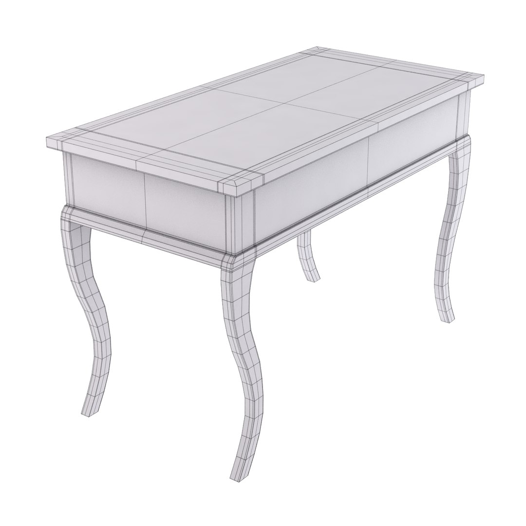 Modeled cartoon desk 3D model - TurboSquid 1475445