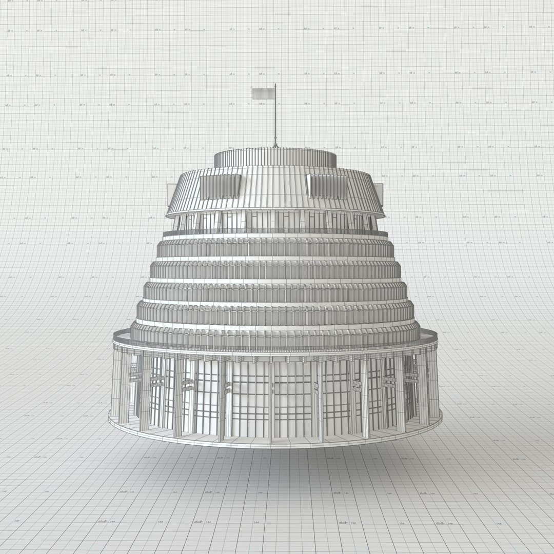 3D beehive parliament building model - TurboSquid 1209763