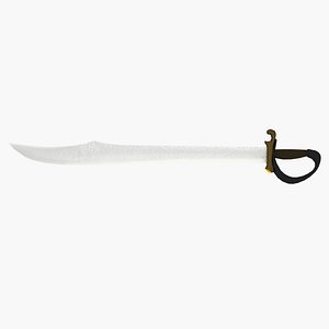 Pirate Saber (low poly)