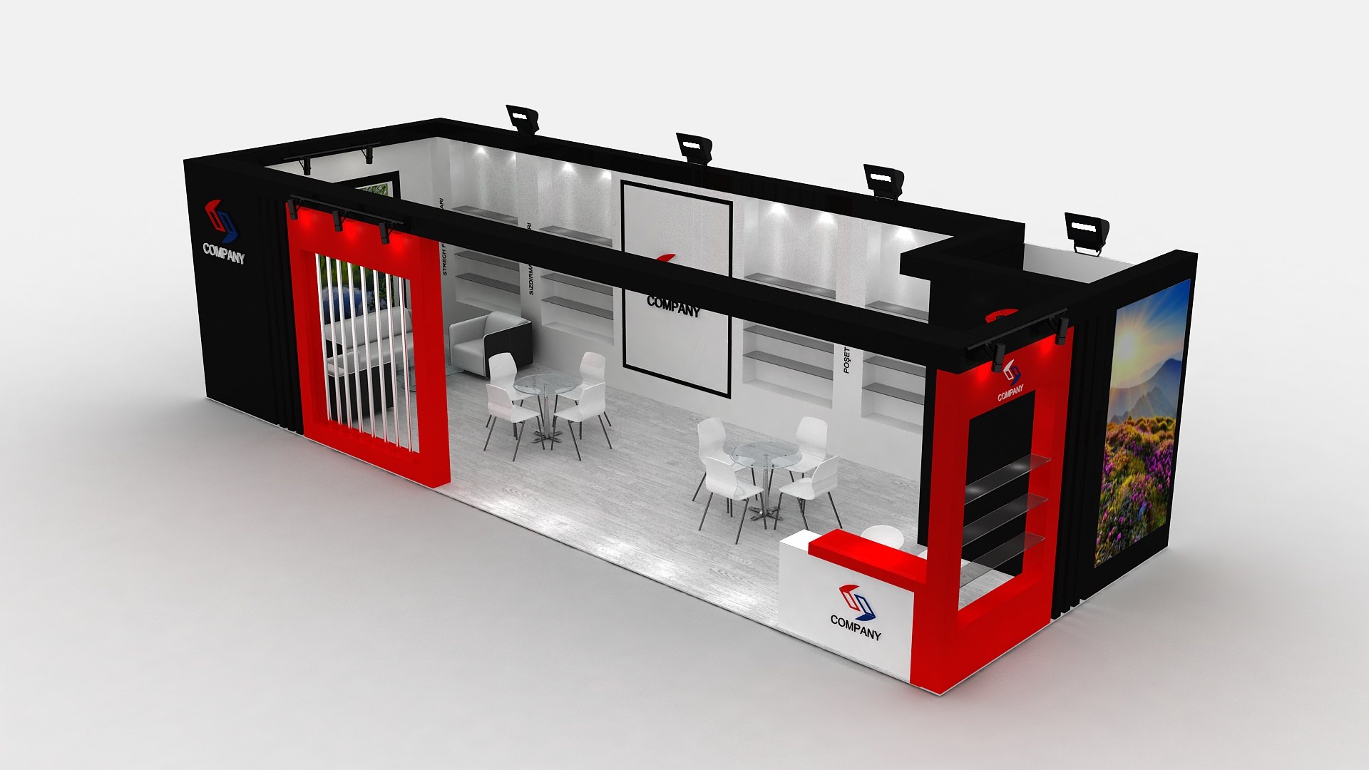 3D Exhibition stand  4x11 https://p.turbosquid.com/ts-thumb/oT/pfBbJg/Cd/4_01/jpg/1691864761/1920x1080/fit_q87/bde44c3709a205a716c829e3404569649c79db33/4_01.jpg