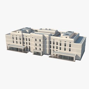 hospital building 3D model