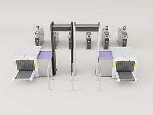 Security Screening and Access Control 3D model