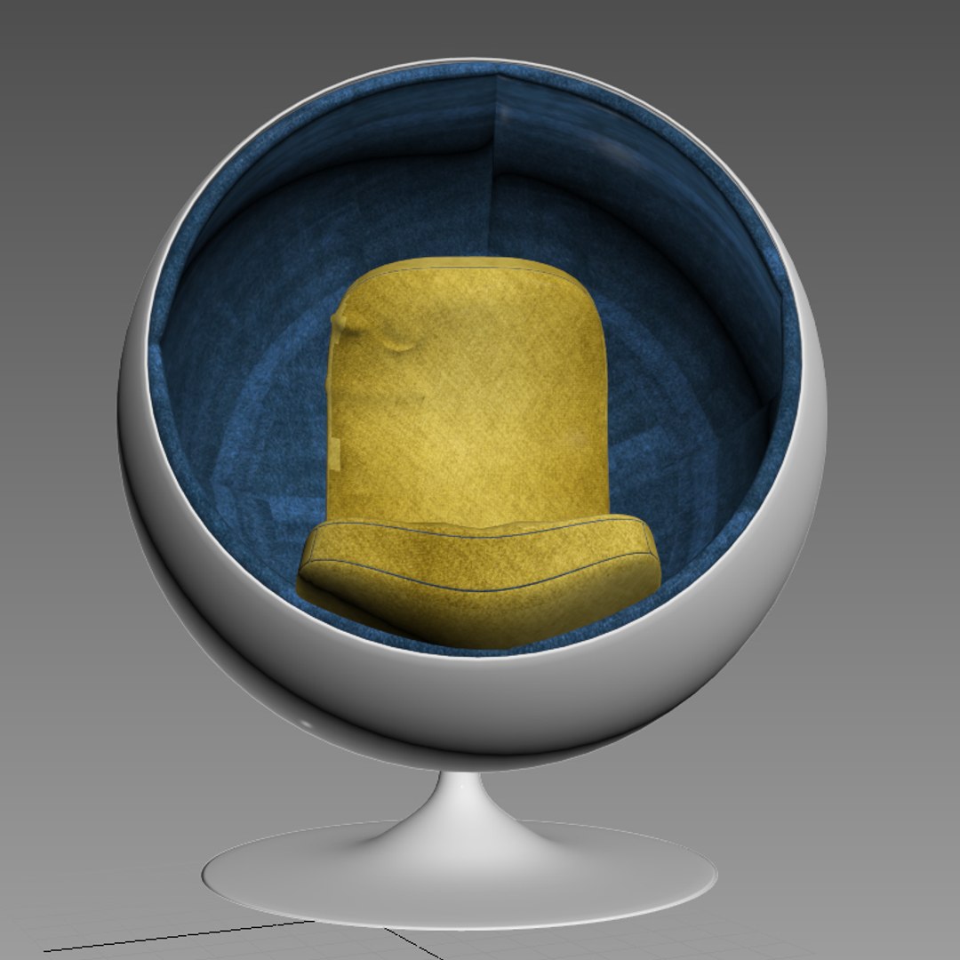 3D Sphere Chair Model - TurboSquid 1214352