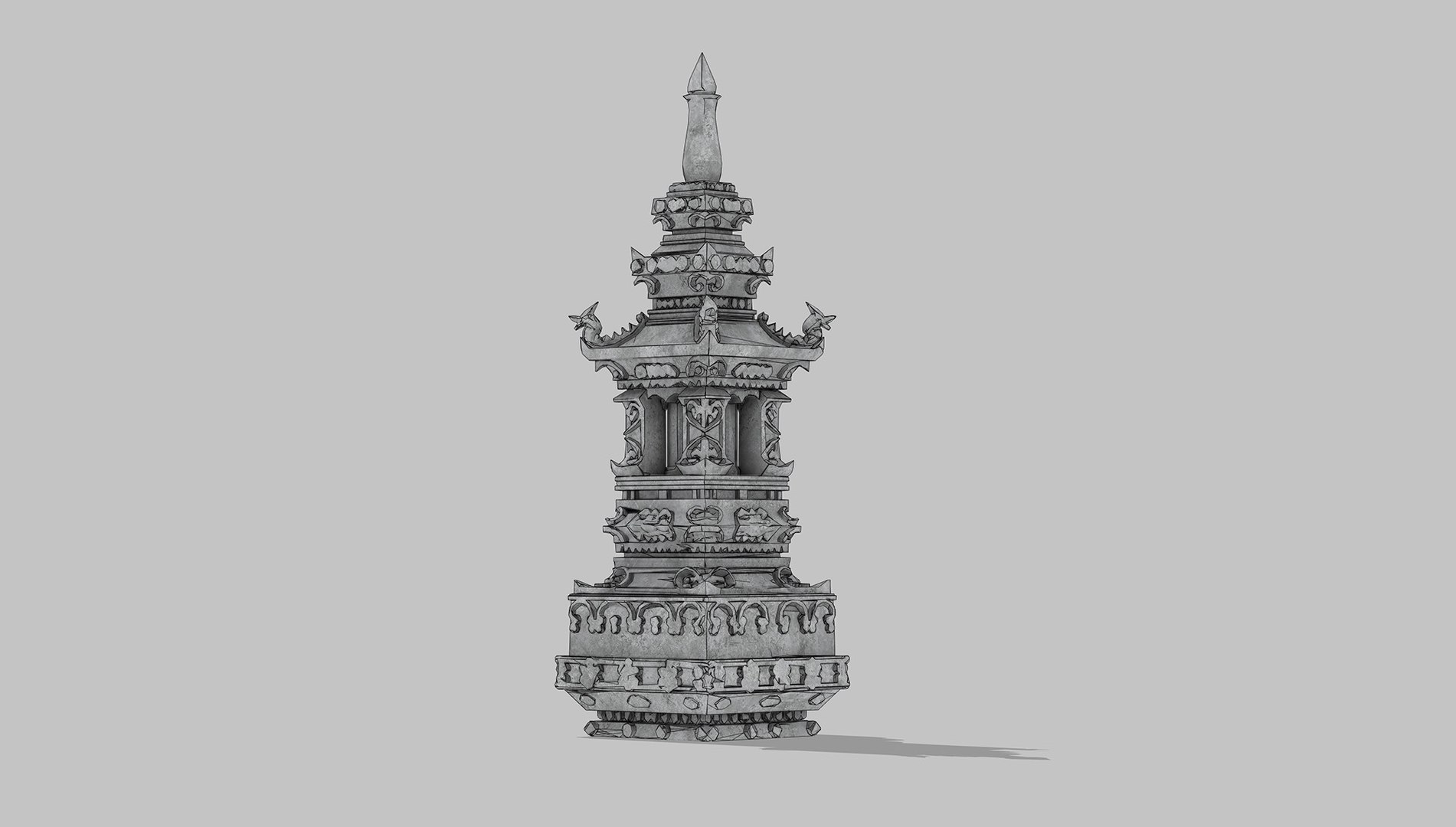 Traditional Chinese stone pagoda 3D model https://p.turbosquid.com/ts-thumb/oT/x2LIGj/Hx/5/jpg/1761724741/1920x1080/fit_q87/783f8d3184a86d13dd4e5e0efb34ef07efa1fda4/5.jpg