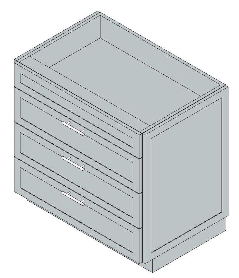 Revit Cabinets Cabinetry Craftsman 3d Model