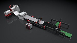 Coil laser cutting machine Animation