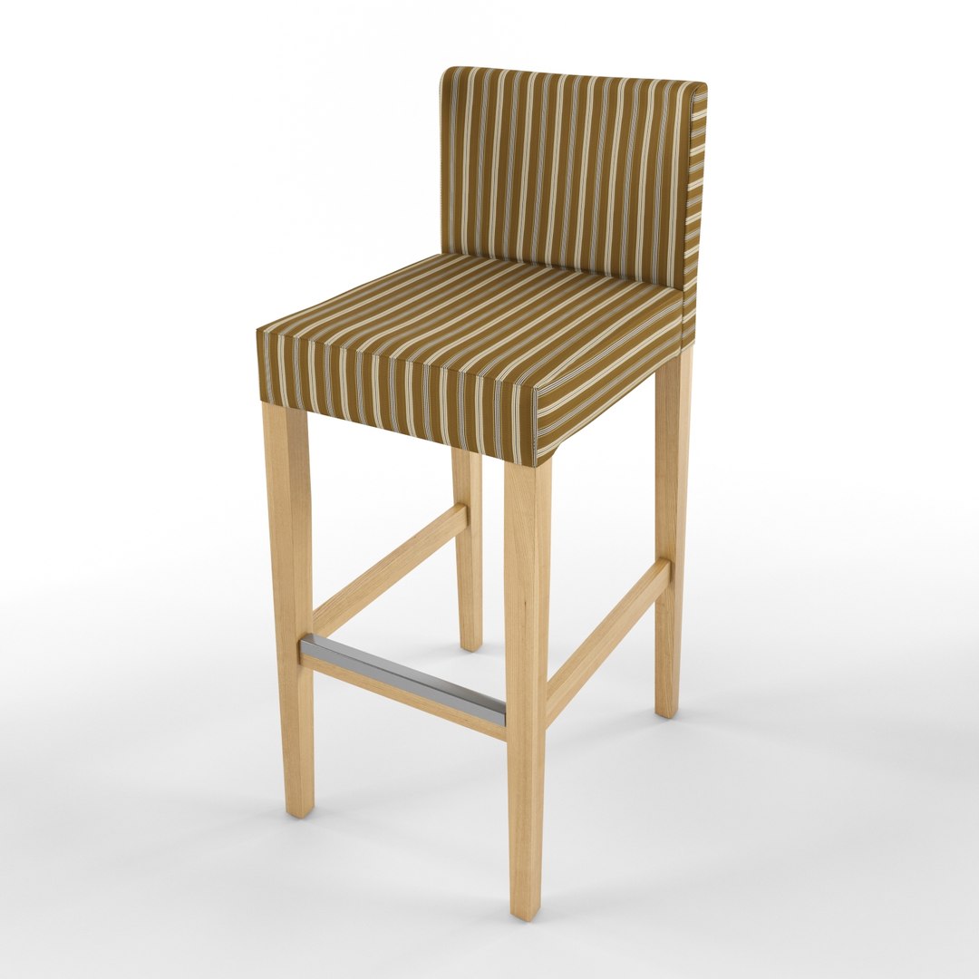 Ikea Henriksdal Bar Stool 3d Max