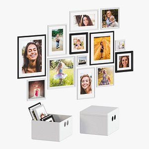 L3DV05G02 - photo frames boxes set