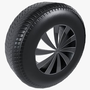 Rim And Tire V12 3D model