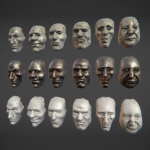 3D masks metall porcelain