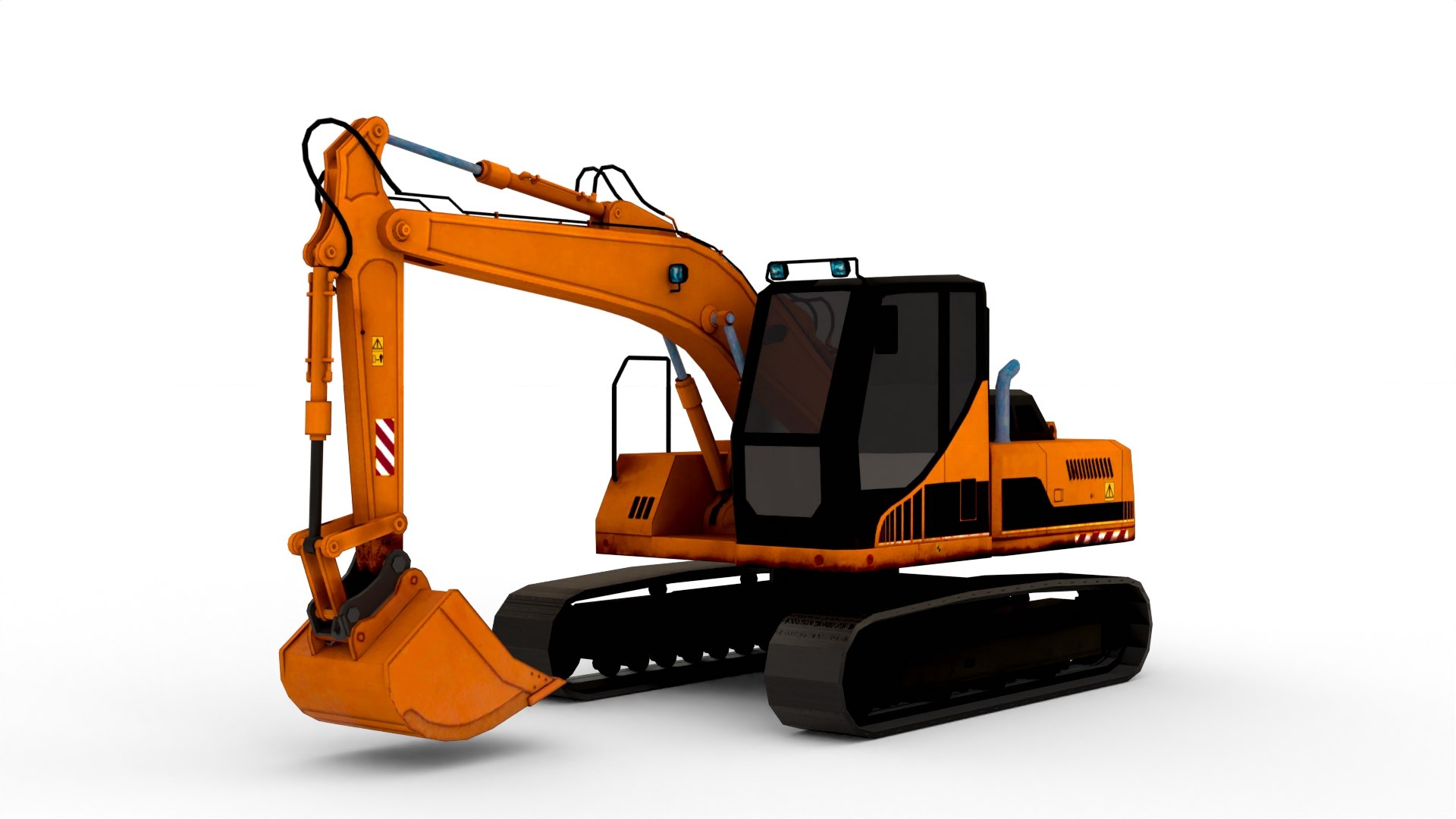 3d Model Excavators Komatsu - Turbosquid 2210398