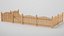Picket Fence 01 3D model