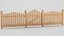 Picket Fence 01 3D model