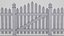 Picket Fence 01 3D model