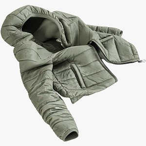 realistic women s jacket 3D model