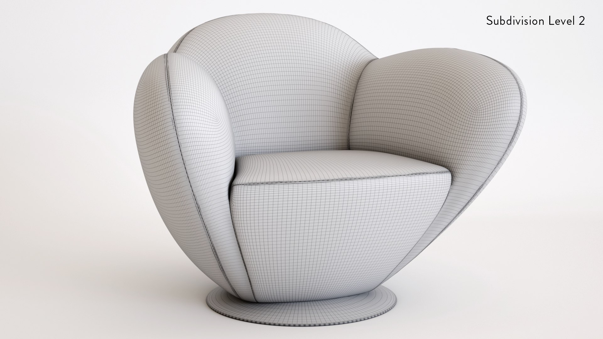 Lotus Armchair 3D Model - TurboSquid 2066648