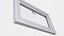 Basement PVC  Window 3D Model 6