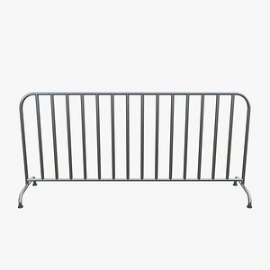 3D Temporary Fence model