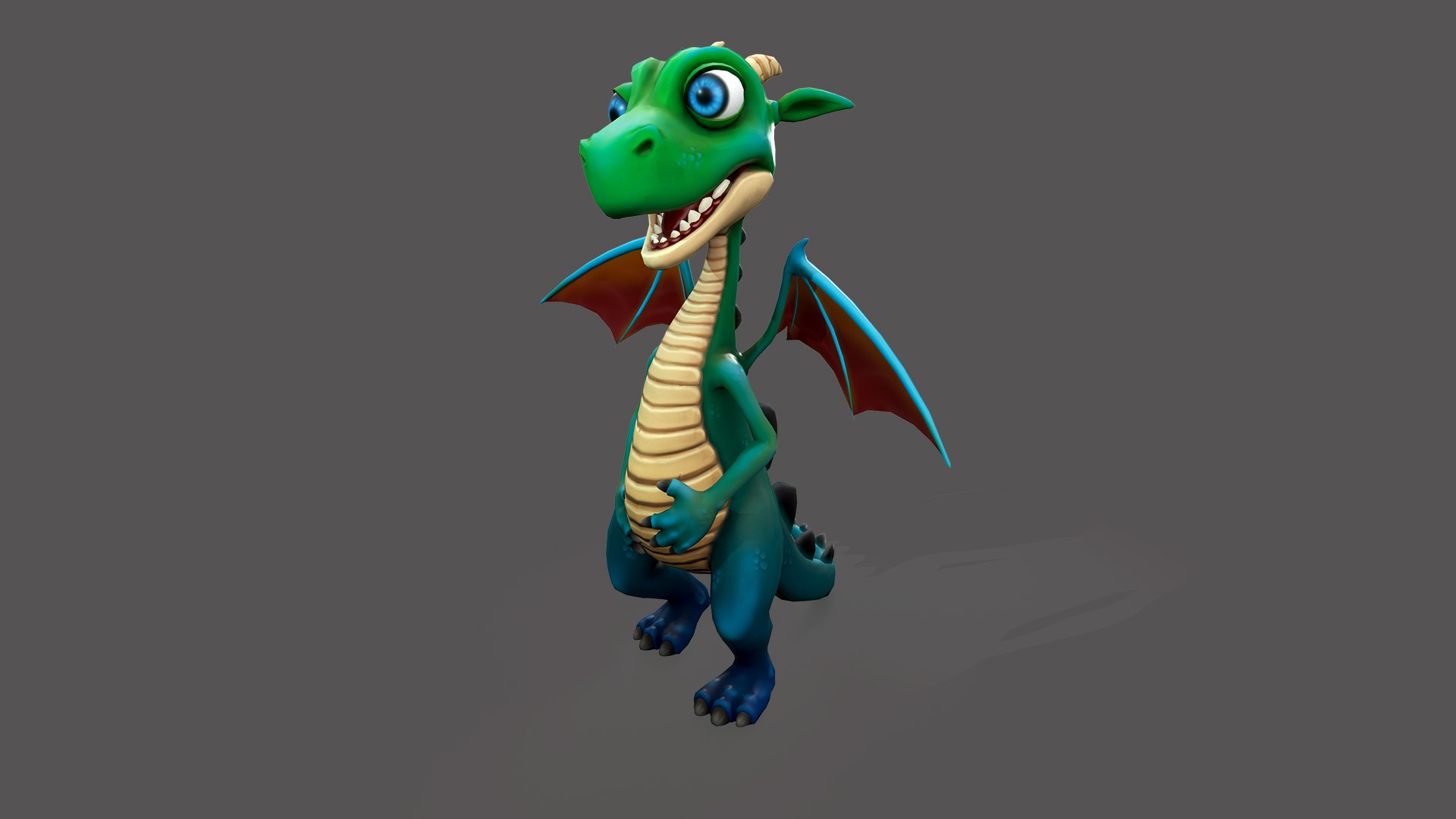 Dragon Rigged 3D Model - TurboSquid 2186025