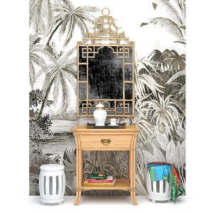 BAMBOO BEDSIDE TABLE
