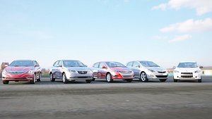 Low poly car collection