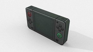 Low- poly Retro Handheld Game Console