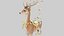 Mammal divine deer mount