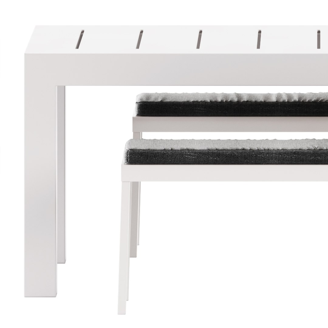 Outdoor Balcony Bench by Hay and Jut Table by Studio Vondom 3D model https://p.turbosquid.com/ts-thumb/oU/c12Wiv/SU/render_06/jpg/1680593390/1920x1080/fit_q87/b41384ce4afd1b57518153ed38aface2c1e18eab/render_06.jpg