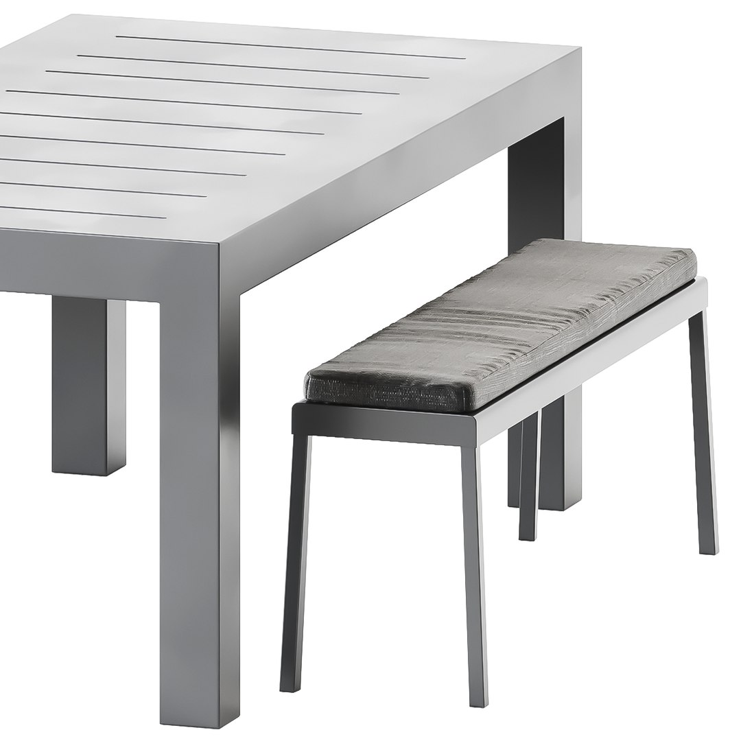 Outdoor Balcony Bench by Hay and Jut Table by Studio Vondom 3D model https://p.turbosquid.com/ts-thumb/oU/c12Wiv/z8/render_03/jpg/1680593385/1920x1080/fit_q87/8b13ace91f7159bda4c9bb6d5d4eef870335b76b/render_03.jpg