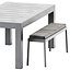 Outdoor Balcony Bench by Hay and Jut Table by Studio Vondom