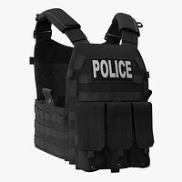 Police Duty Plate Vest