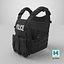 Police Duty Plate Vest
