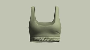3D Girls Bralette Tops model