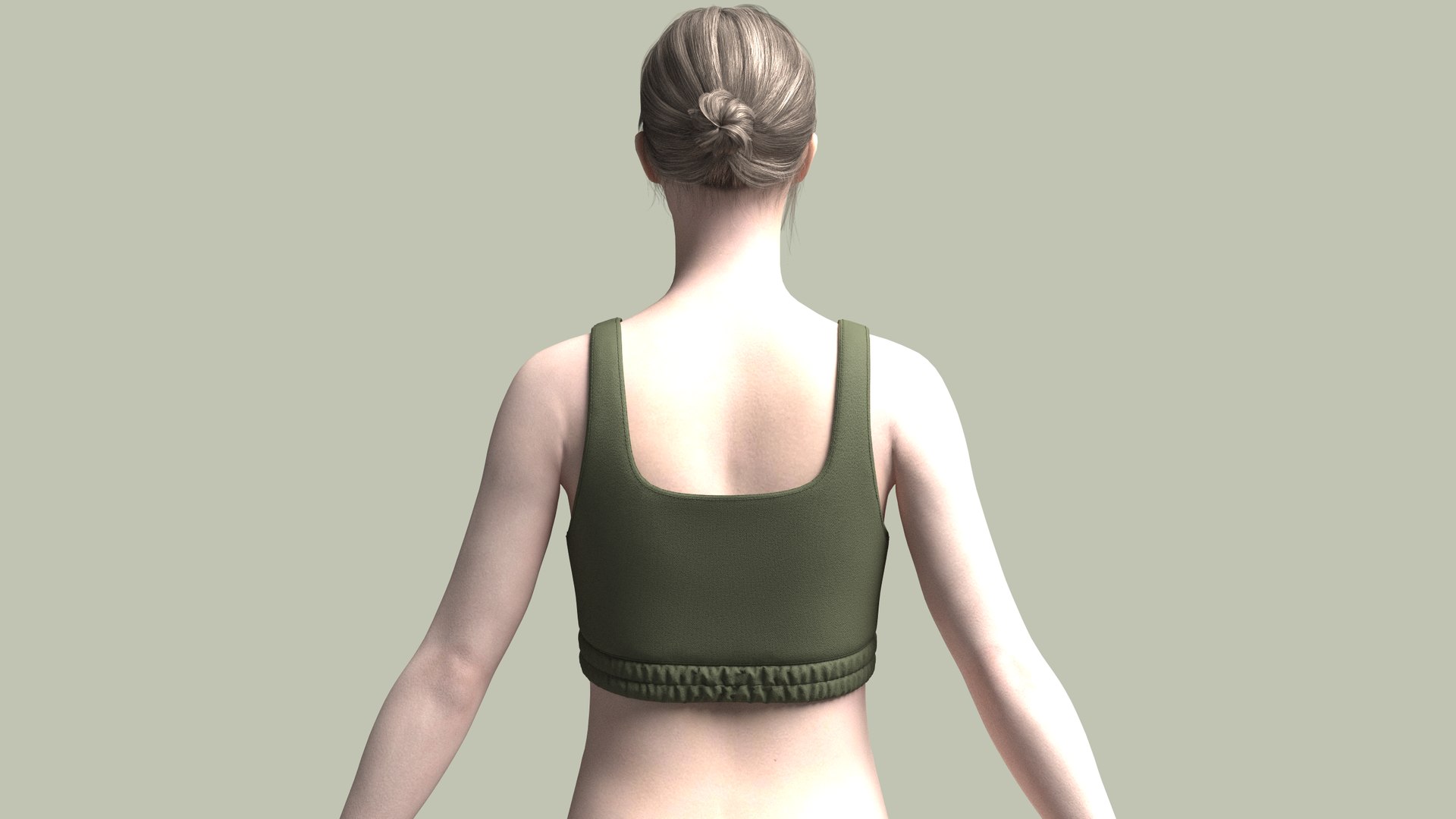 3D Girls Bralette Tops Model - TurboSquid 2289765