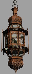3D model 1001 nights lantern