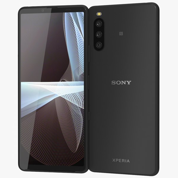 3D Sony Xperia 10 III Black