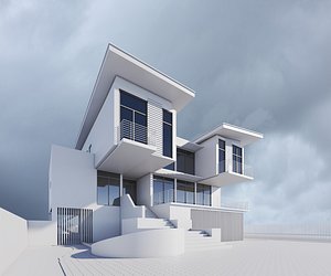 3D Modern House