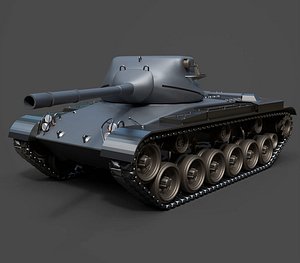 3D Armored Combat Vehicle - Detailed Tank Asset
