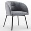Upholstered metal swivelling chair Rosie soft - calligaris connubia