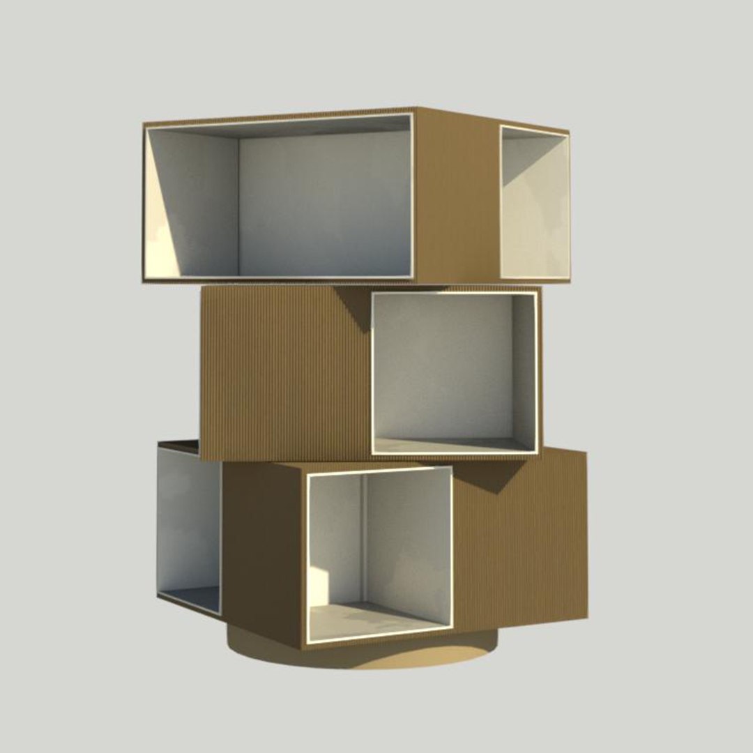 Bookcase Revit 3D - TurboSquid 1465912